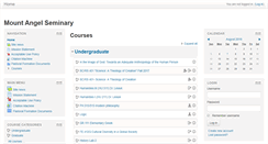 Desktop Screenshot of moodle.mtangel.edu